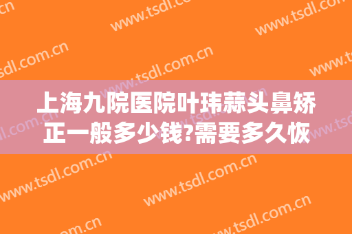 上海九院医院叶玮蒜头鼻矫正一般多少钱?需要多久恢复?(上海九院鼻头缩小多少钱)