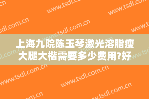 上海九院陈玉琴激光溶脂瘦大腿大楷需要多少费用?好不好?