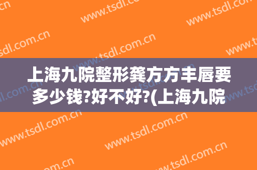 上海九院整形龚方方丰唇要多少钱?好不好?(上海九院嘴唇整形多少钱)