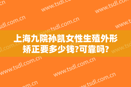 上海九院孙凯女性生殖外形矫正要多少钱?可靠吗?