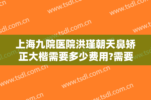 上海九院医院洪瑾朝天鼻矫正大楷需要多少费用?需要多久恢复?