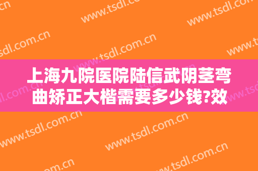 上海九院医院陆信武阴茎弯曲矫正大楷需要多少钱?效果怎么样?