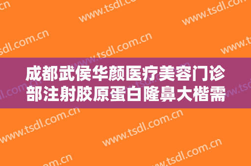 成都武侯华颜医疗美容门诊部注射胶原蛋白隆鼻大楷需要多少费用?效果怎么样?