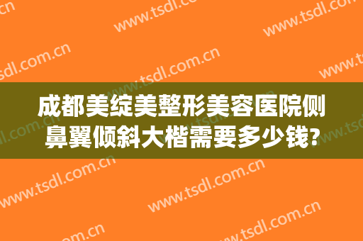 成都美绽美整形美容医院侧鼻翼倾斜大楷需要多少钱?效果怎么样?(美容院瘦鼻翼多少钱)