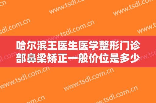 哈尔滨王医生医学整形门诊部鼻梁矫正一般价位是多少费用?有哪些优势?