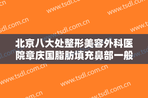 北京八大处整形美容外科医院章庆国脂肪填充鼻部一般多少钱?有哪些优势?