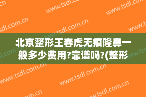 北京整形王春虎无痕隆鼻一般多少费用?靠谱吗?(整形医生王世虎)