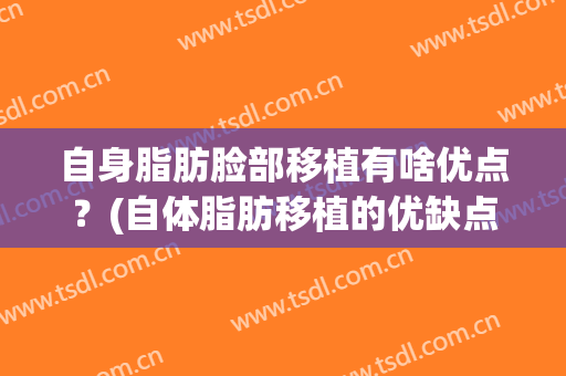 自身脂肪脸部移植有啥优点？(自体脂肪移植的优缺点)