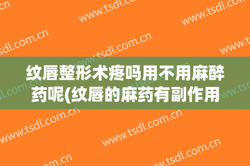 纹唇整形术疼吗用不用麻醉药呢(纹唇的麻药有副作用吗)
