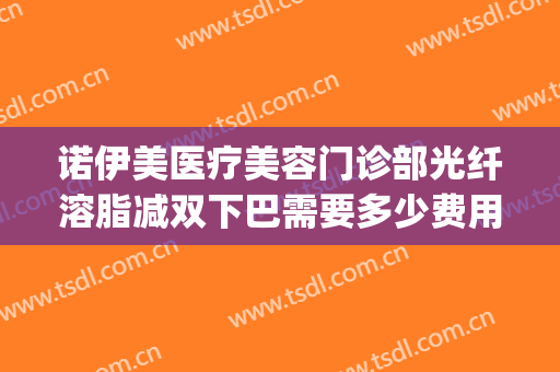 诺伊美医疗美容门诊部光纤溶脂减双下巴需要多少费用?怎么样?(光纤溶脂去双下巴下颌线效果好吗)