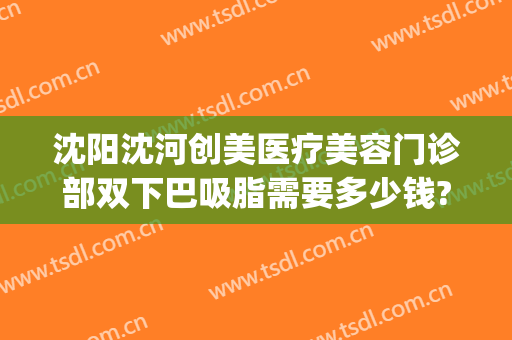 沈阳沈河创美医疗美容门诊部双下巴吸脂需要多少钱?好不好?(沈阳割眼袋哪家好)
