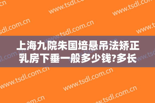 上海九院朱国培悬吊法矫正乳房下垂一般多少钱?多长时间恢复?