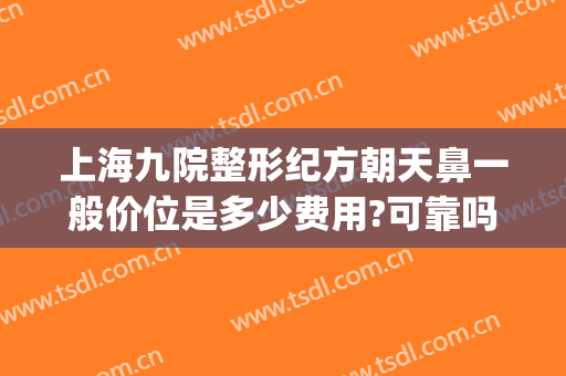 上海九院整形纪方朝天鼻一般价位是多少费用?可靠吗?(上海9院隆鼻要多少钱)