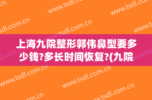 上海九院整形郭伟鼻型要多少钱?多长时间恢复?(九院做鼻子价格)