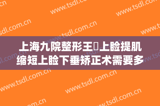 上海九院整形王棽上睑提肌缩短上睑下垂矫正术需要多少钱?怎么样?(上海九院做上眼睑下垂要多少钱)