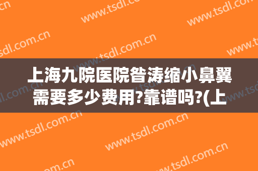 上海九院医院昝涛缩小鼻翼需要多少费用?靠谱吗?(上海第九人民医院鼻翼缩小多少钱)