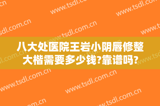 八大处医院王岩小阴唇修整大楷需要多少钱?靠谱吗?