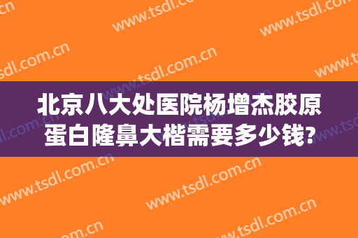 北京八大处医院杨增杰胶原蛋白隆鼻大楷需要多少钱?贵不贵?(北京八大处隆鼻医生排名)