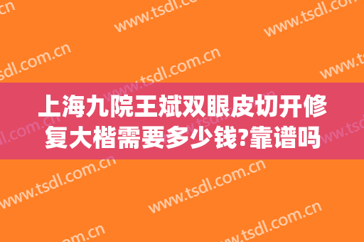 上海九院王斌双眼皮切开修复大楷需要多少钱?靠谱吗?(上海九院双眼皮修复手术哪位专家做的好)