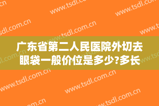 广东省第二人民医院外切去眼袋一般价位是多少?多长时间恢复?(广东省第二人民医院割双眼皮多少钱)