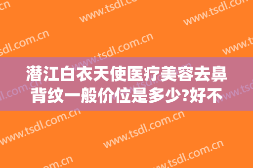 潜江白衣天使医疗美容去鼻背纹一般价位是多少?好不好?(湖北潜江白衣天使医疗整形)