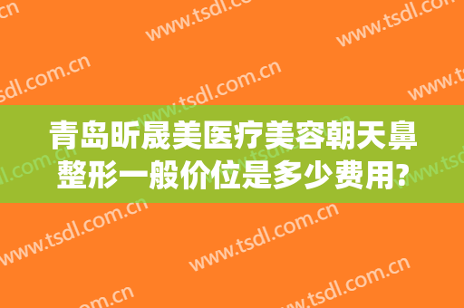 青岛昕晟美医疗美容朝天鼻整形一般价位是多少费用?怎么样?(青岛隆鼻整形)