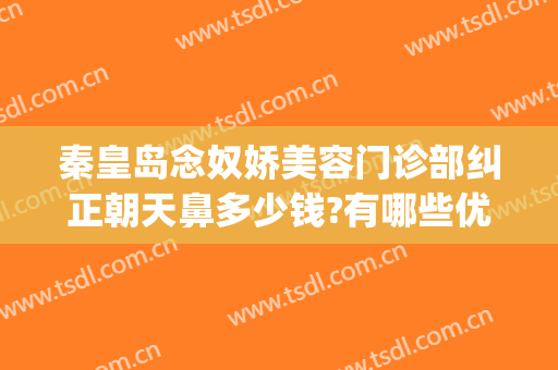 秦皇岛念奴娇美容门诊部纠正朝天鼻多少钱?有哪些优势?(秦皇岛念奴娇整形医院地址)
