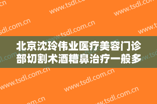 北京沈玲伟业医疗美容门诊部切割术酒糟鼻治疗一般多少钱?效果怎么样?