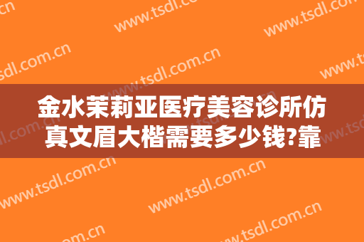 金水茉莉亚医疗美容诊所仿真文眉大楷需要多少钱?靠谱吗?
