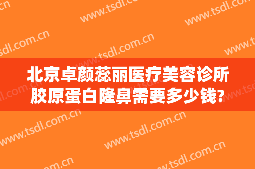 北京卓颜蕊丽医疗美容诊所胶原蛋白隆鼻需要多少钱?怎么样?(北京蕊丽整形医院)