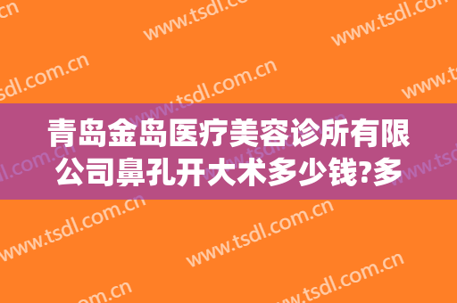 青岛金岛医疗美容诊所有限公司鼻孔开大术多少钱?多长时间恢复?(青岛医疗整形美容)