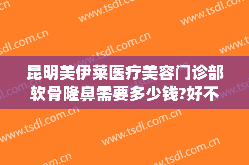 昆明美伊莱医疗美容门诊部软骨隆鼻需要多少钱?好不好?(昆明美伊莱医疗美容医院怎么样)