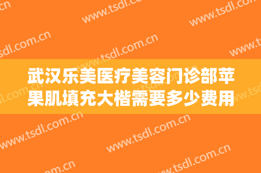 武汉乐美医疗美容门诊部苹果肌填充大楷需要多少费用?可靠吗?(武汉乐美整形医院官网)