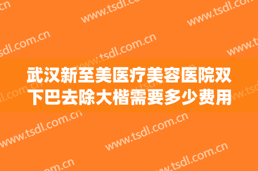武汉新至美医疗美容医院双下巴去除大楷需要多少费用?效果怎么样?(武汉新至美医疗美容好不好)