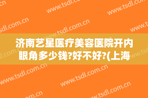 济南艺星医疗美容医院开内眼角多少钱?好不好?(上海艺星医疗美容医院整形电话多少)