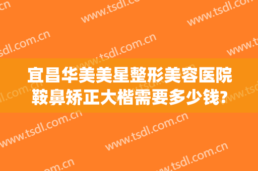 宜昌华美美星整形美容医院鞍鼻矫正大楷需要多少钱?有哪些优势?(武汉隆鼻整形的价格)