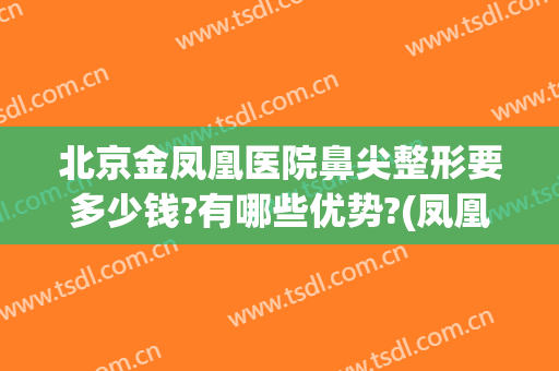北京金凤凰医院鼻尖整形要多少钱?有哪些优势?(凤凰美容整形医院)