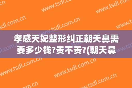 孝感天妃整形纠正朝天鼻需要多少钱?贵不贵?(朝天鼻矫正大概要多少钱)
