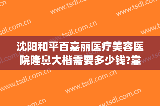 沈阳和平百嘉丽医疗美容医院隆鼻大楷需要多少钱?靠谱吗?(沈阳百嘉丽美容院可靠吗)