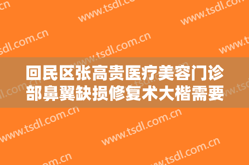 回民区张高贵医疗美容门诊部鼻翼缺损修复术大楷需要多少钱?可靠吗?