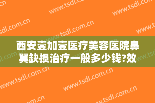 西安壹加壹医疗美容医院鼻翼缺损治疗一般多少钱?效果怎么样?