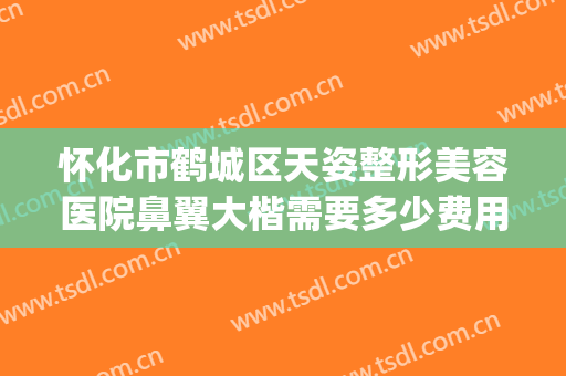 怀化市鹤城区天姿整形美容医院鼻翼大楷需要多少费用?贵不贵?(怀化天姿整形美容医院地址)