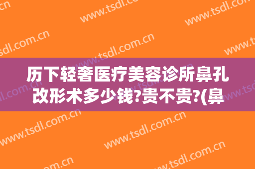 历下轻奢医疗美容诊所鼻孔改形术多少钱?贵不贵?(鼻孔整形术多少钱)