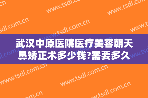 武汉中原医院医疗美容朝天鼻矫正术多少钱?需要多久恢复?