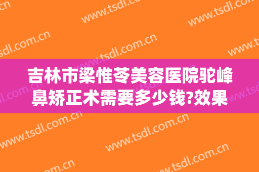 吉林市梁惟苓美容医院驼峰鼻矫正术需要多少钱?效果怎么样?(做驼峰鼻矫正得多少钱)