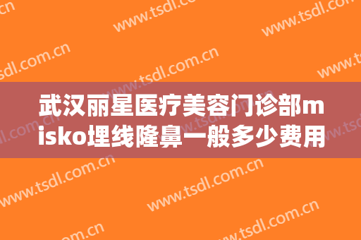武汉丽星医疗美容门诊部misko埋线隆鼻一般多少费用?贵不贵?(武汉艺星医疗整形医院)