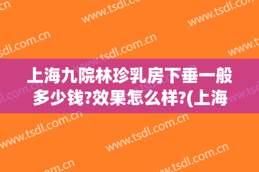上海九院林珍乳房下垂一般多少钱?效果怎么样?(上海九院做乳房下垂松弛手术多少钱)