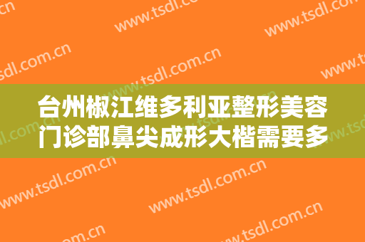 台州椒江维多利亚整形美容门诊部鼻尖成形大楷需要多少钱?有哪些优势?