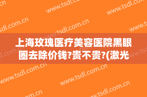 上海玫瑰医疗美容医院黑眼圈去除价钱?贵不贵?(激光祛除黑眼圈手术价格多少有人做过吗)