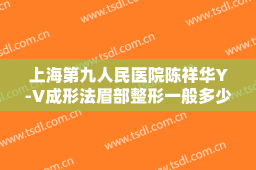 上海第九人民医院陈祥华Y-V成形法眉部整形一般多少费用?有哪些优势?